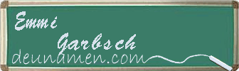 Emmi Garbsch Visitenkarte